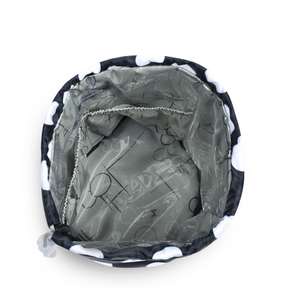 Lug Tumbler Storage Pouch in Black Large Dot NWT - Picture 5 of 5